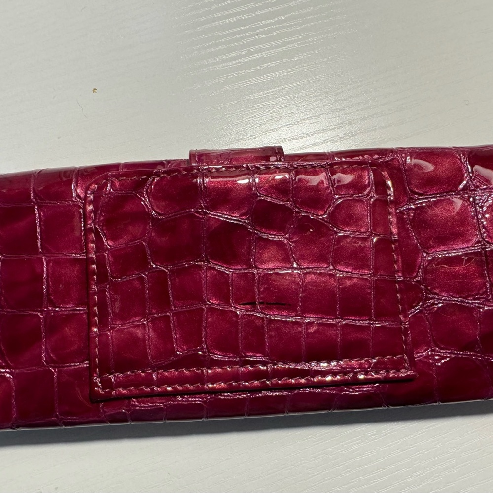 BRIGHTON FAUX CROC WALLET